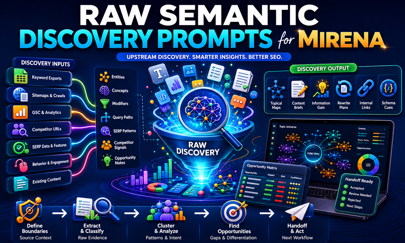 34 Beginner Friendly - Raw Semantic Discovery GPT Prompts for MIRENA