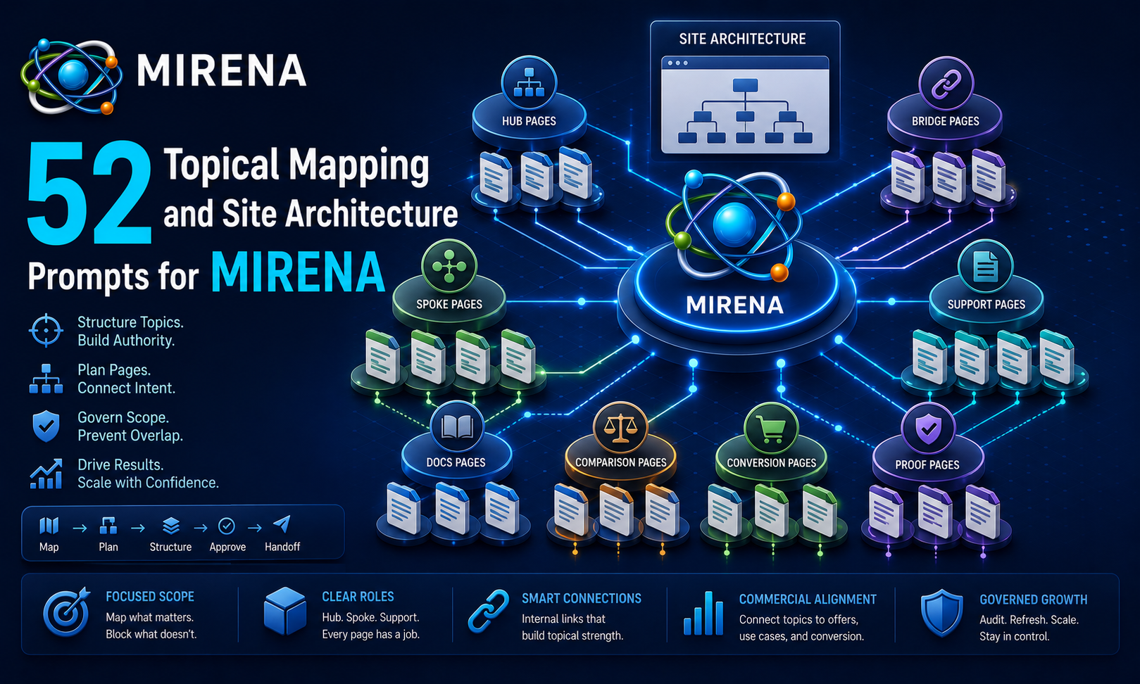 52 Topical Mapping and Site Architecture Prompts for MIRENA